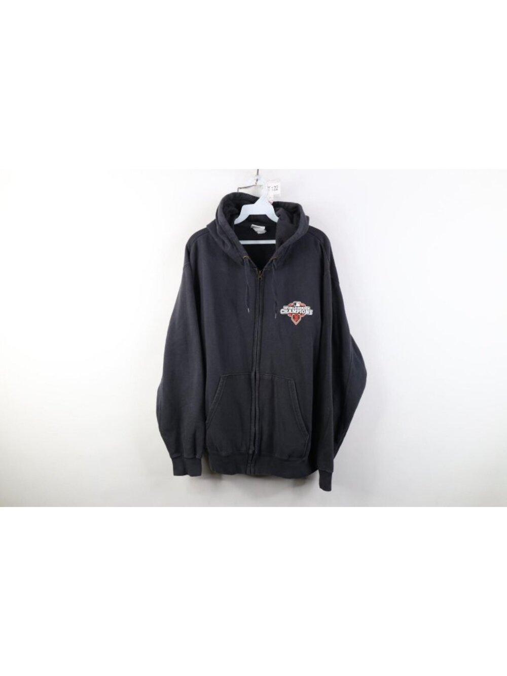 Majestic Mens XL 2012 World Series Champs San Francisco Giants Zip Hoodie Black